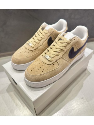Nike Air Force 1’07 Low Beige Deep Blue