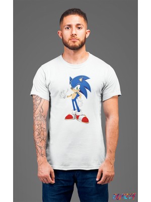 Bumeta Kirpi Sonic Unisex Tişört T-Shirt