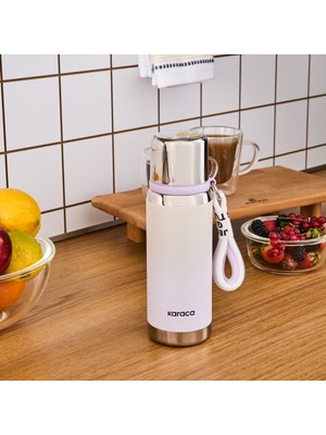 Karaca Inoxis Çelik Sızdırmaz Termos 550 ml Lila