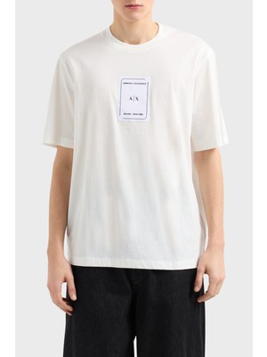 Armani Exchage  Pamuk Regular Fit Bisiklet Yaka Logolu T Shirt Erkek T Shirt XM000570 AF10356 U0009