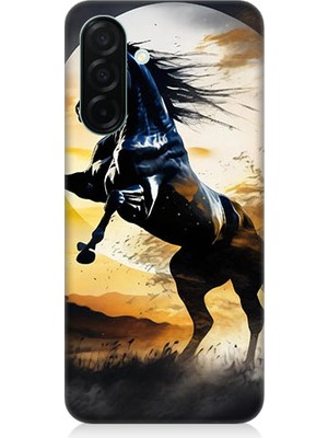 Teknomeg Samsung Galaxy A26 Uyumlu Şaha Kalkmış At  Desenli Silikon Kılıf