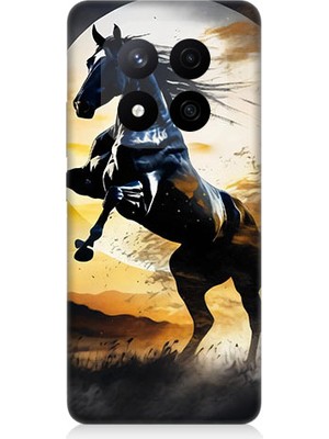 Teknomeg Redmi Note 14 Pro Plus Uyumlu Şaha Kalkmış At  Desenli Silikon Kılıf