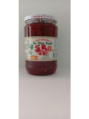 Gastroköy Acı Biber Reçeli (Aşk Reçeli ) -Acı Samandağ Biberi Reçeli 750 gr