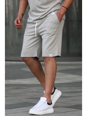 Boyalı Gri Basic Erkek Şort 6501