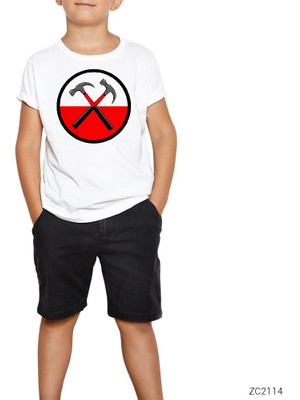 Pink Floyd The Wall Hammer Beyaz Çocuk Tişört