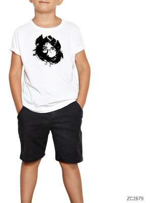 Harry Potter Silluette Beyaz Çocuk Tişört