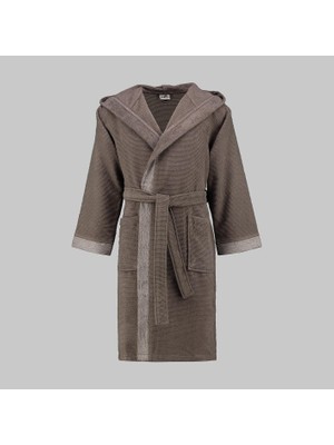 Sarev Street Koyu Gri %100 Pamuk X-Large Beden Bornoz