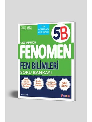 Fenomen 5. Sınıf Fen Bilimleri B Soru Bankası