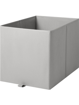 Çok Amaçlı Düzenleme Kutusu 33X38X33 cm Ikea Saklama Kutusu Organizer Kutu Açık Gri Renk