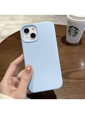 Apple Iphone 13/14 Uyumlu Kılıf Yumuşak Silikon Içi Kadife Lansman Kapak .