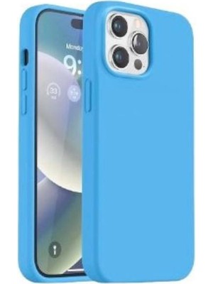 Brunto Apple iPhone 14 Pro Uyumlu Kılıf Yumuşak Silikon Içi Kadife Lansman Kapak .