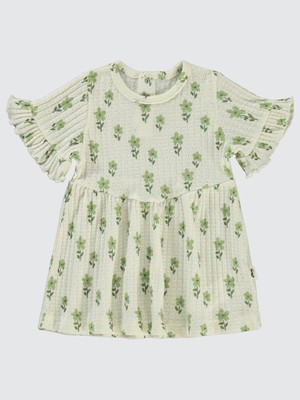 Civil Baby Kız Bebek Elbise 6-18 Ay Krem