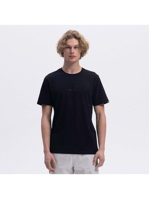 Ellesse EM462-BK Bisiklet Yaka Erkek T-Shirt - Siyah