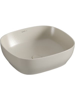 VitrA Outline Recycled 7994B066-0016 Çanak Lavabo, Mat Bej