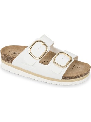 Kadın Terlik VG4801T Valleverde Nabuk Slipper Bianco