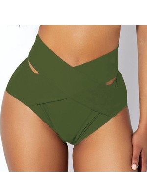 Bikini Alt Yeniz Sezon Yüksek Bel Bikini Altı