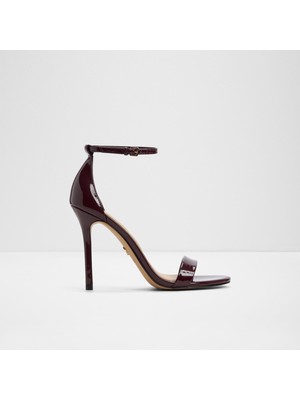Aldo Jacynthe Sandalet Yüksek Topuklu Sandalet;abiye Sandalet - Bordo
