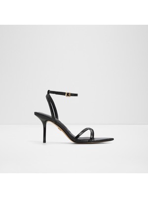 Aldo Adrına Sandalet Orta Boy Topuklu Sandalet - Siyah
