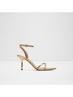 Aldo Adrına Sandalet Orta Boy Topuklu Sandalet - Gold