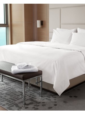 Daisi King Size %100 Pamuk Ranforce Düz Nevresim - Beyaz