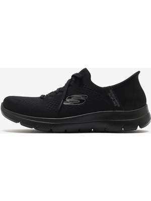 Skechers Kadın Siyah Spor Ayakkabı Summits-New Daily 150263 Bbk Nefes Alabilir Yapı ile Konforlu