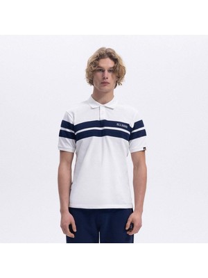 Ellesse EM396-OF Polo Yaka Erkek T-Shirt - Kırık Beyaz