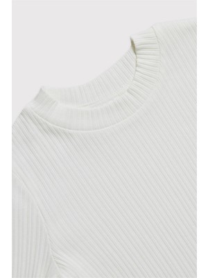 Babokah (Kids Girl) Dik Yaka Uzun Kol OrganikT-Shirt