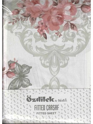 Özdilek Lastikli Çarşaf Seti %100 Pamuk Ranforce 160 x 200 Çift Kişilik Yesıl