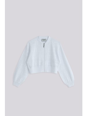 Bg Store Kız Çocuk Beyaz Hırka