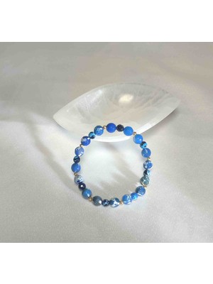 Mavi Akik Bileklik