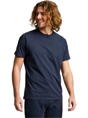 Slam Deck Erkek Mavi Tişört