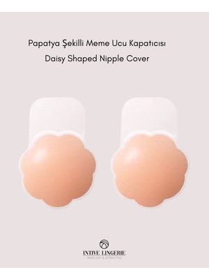 Intive Kadın Silikon Ten Rengi Çiçek Şekilli Meme Dikleştirici Göğüs Asansörü/kapatıcı