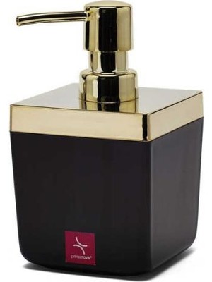 Toskana Şeffaf Siyah Altın Sıvı Sabunluk