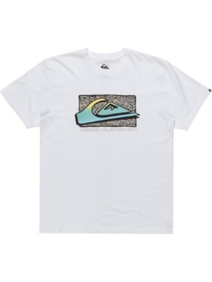 Quiksilver Retro Fade Ss EQYZT08058-908 Beyaz Tişört