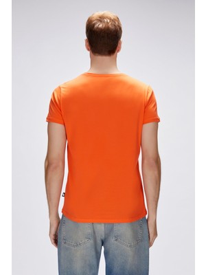 Bad Bear Nash Turuncu Erkek Baskılı Tişört