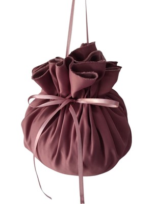 Moda Nur Gelin Kına Takı Kesesi,takı Çantası, Gül Kurusu Renk Gelin Takı Kesesi