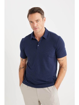 Defacto  Lacivert Erkek T-Shirt X2594AZ/NV31