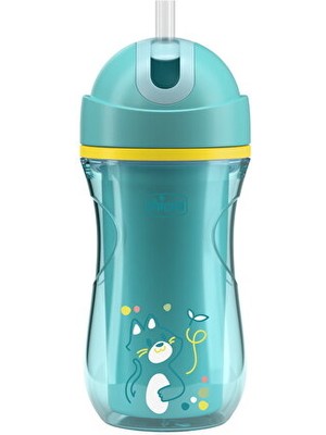 Chicco Spor Bardak Pipetli 14 Ay Erkekler İçin Ergonomik Tasarım 250 ml BPA İçermeyen