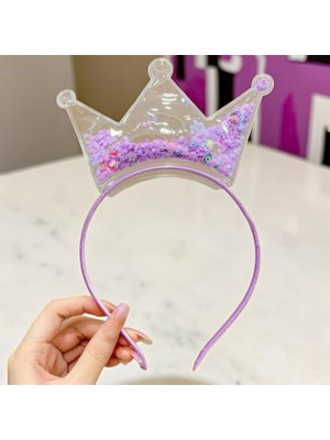 Kuzey Oyuncak Vıp Pullu Mor Prenses Tacı Mor Pullu Prenses Taç Mor Taç Mor Prenses Doğum Günü Kostüm Aksesuarları