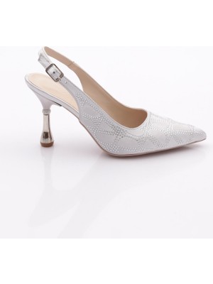 Dgn 5003 Kadin Sivri Burun Topuklu Ayakkabi