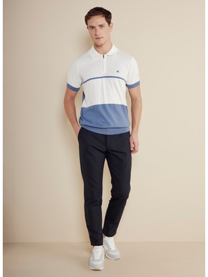 Brooks Brothers Normal Bel Normal Paça Standart Lacivert Erkek Pantolon BBFW24MPT017