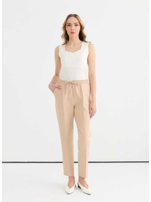 Selen Normal Bel Standart Taş Kadın Pantolon 25YSL5347
