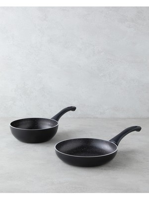 Pretty Premium Tava Seti 18-20 cm Siyah