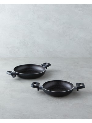 Pretty Premium 2'li Sahan 18-22 cm Siyah