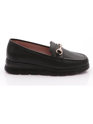 Dgn 6095-1 Kadin Aksesuarli Loafer Ayakkabi