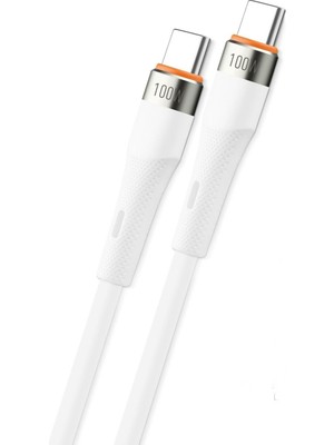 Vivo X200 Pro Mini Uyumlu - 100W 5A Type C To Type C Hızlı Şarj ve  Data Kablosu SCT-100