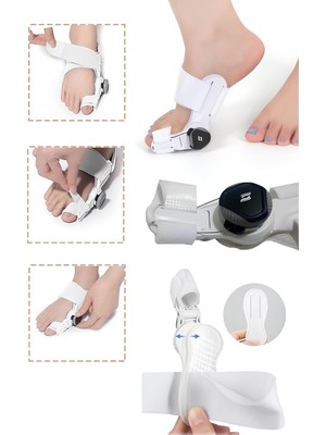 Trent Hallux Lüx Ayarlanabilir Beyaz Bunion Splint