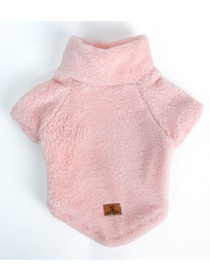 Peti Tailor Köpek Kıyafeti Büyük Irk Pembe Boğazlı Wellsoft Sweat