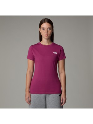 The North Face The Northfacew Ss Sd Slım Tee Kadın Tişört NF0A87NH6EO1