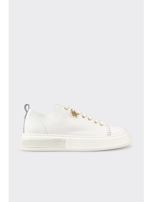 Elle Beyaz Deri Erkek Spor Ayakkabı